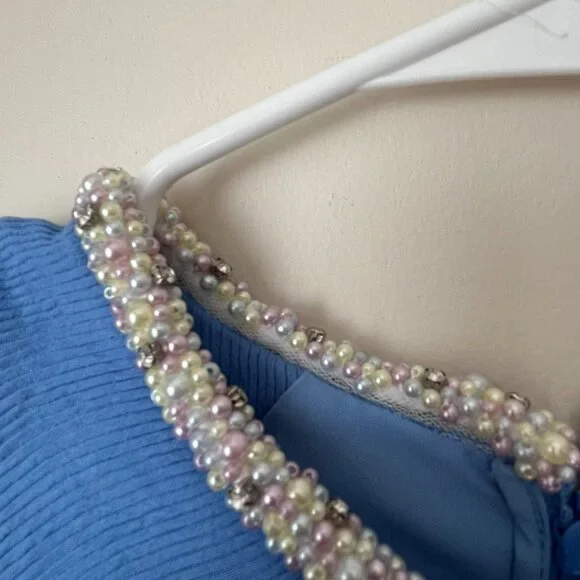 Sandro Light Blue Dress - Picture 7 of 11